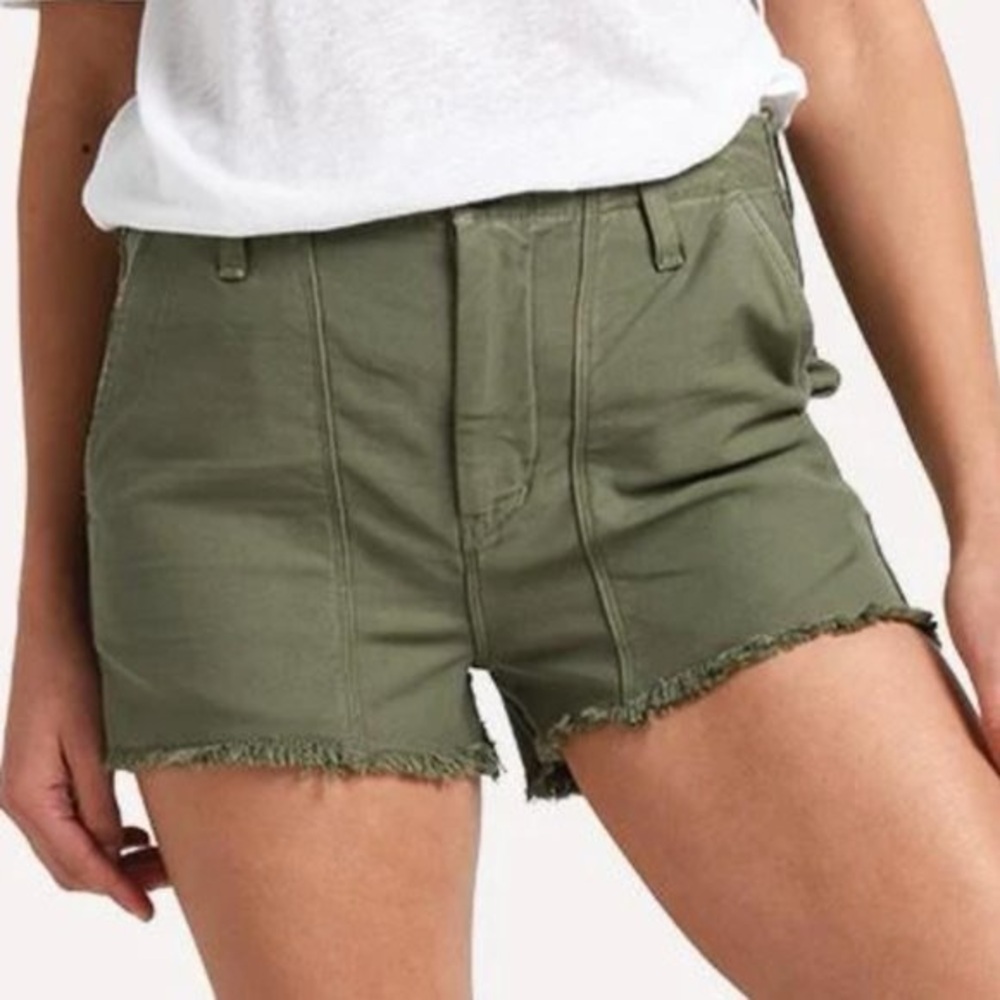 Citizens of Humanity Meghan Green Raw Hem Shorts